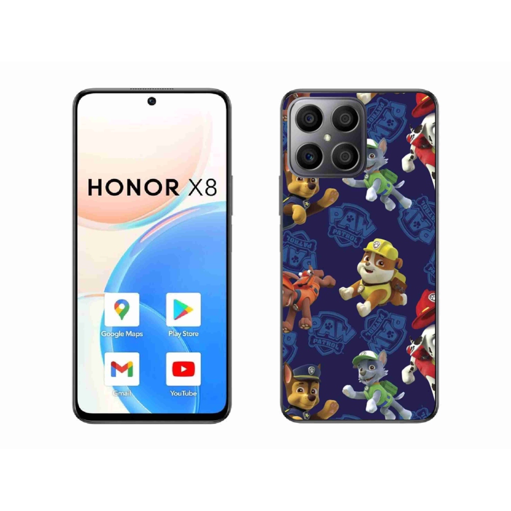 Gélový kryt mmCase na Honor X8 4G - labková patrola 1