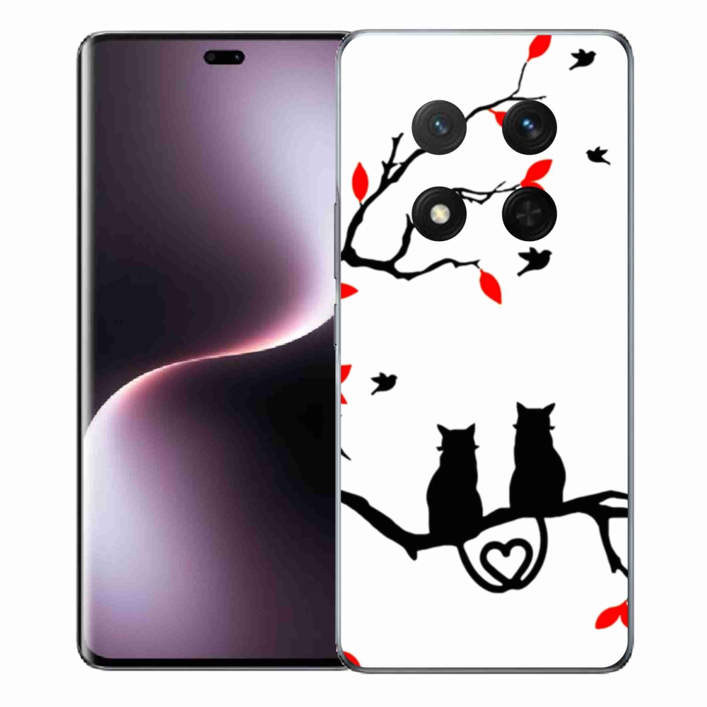 Gélový kryt mmCase na Honor Magic 7 Lite 5G - mačacia láska