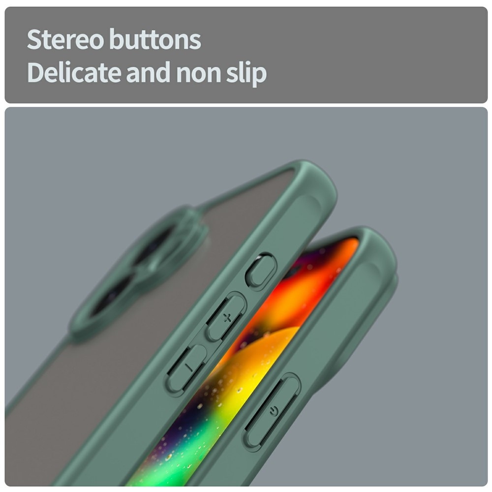 Proof gélový obal s pevným chrbtom na iPhone 17 - zelený