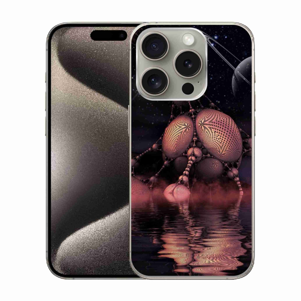 Gélový kryt mmCase na iPhone 15 Pro - abstraktný motív 19