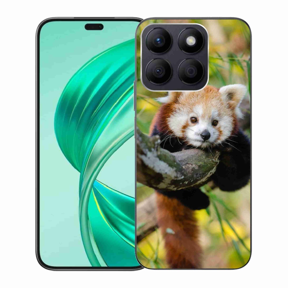 Gélový kryt mmCase na Honor X8b - panda červená