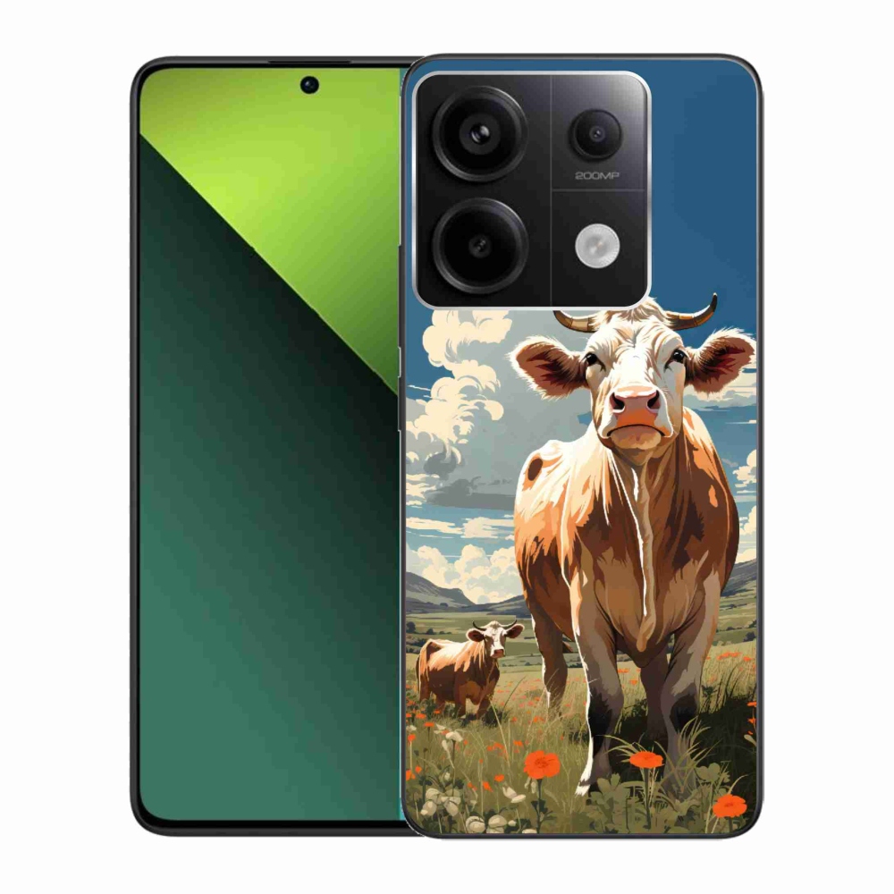 Gélový kryt mmCase na Xiaomi Redmi Note 13 Pro 5G/Poco X6 5G - kravy na lúke