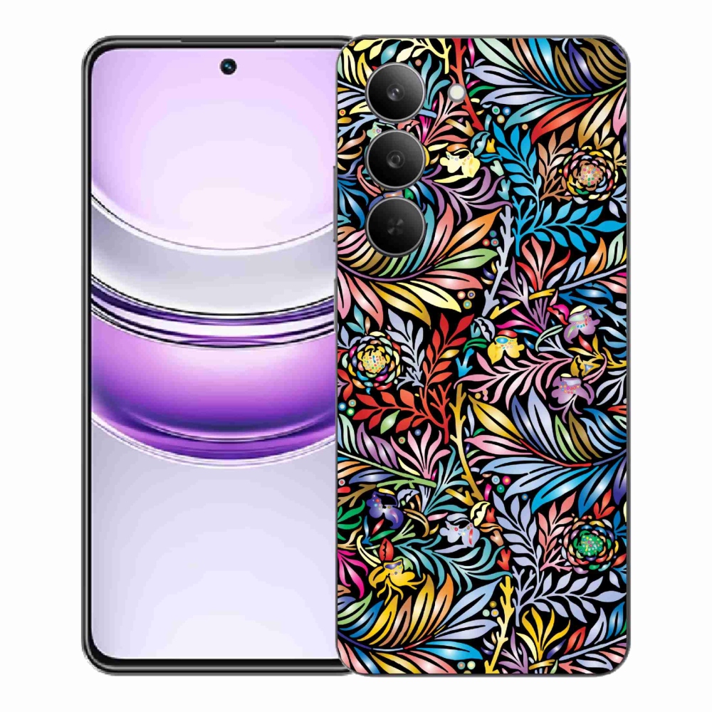 Gélový kryt mmCase na Realme 14x 5G - kvety 5