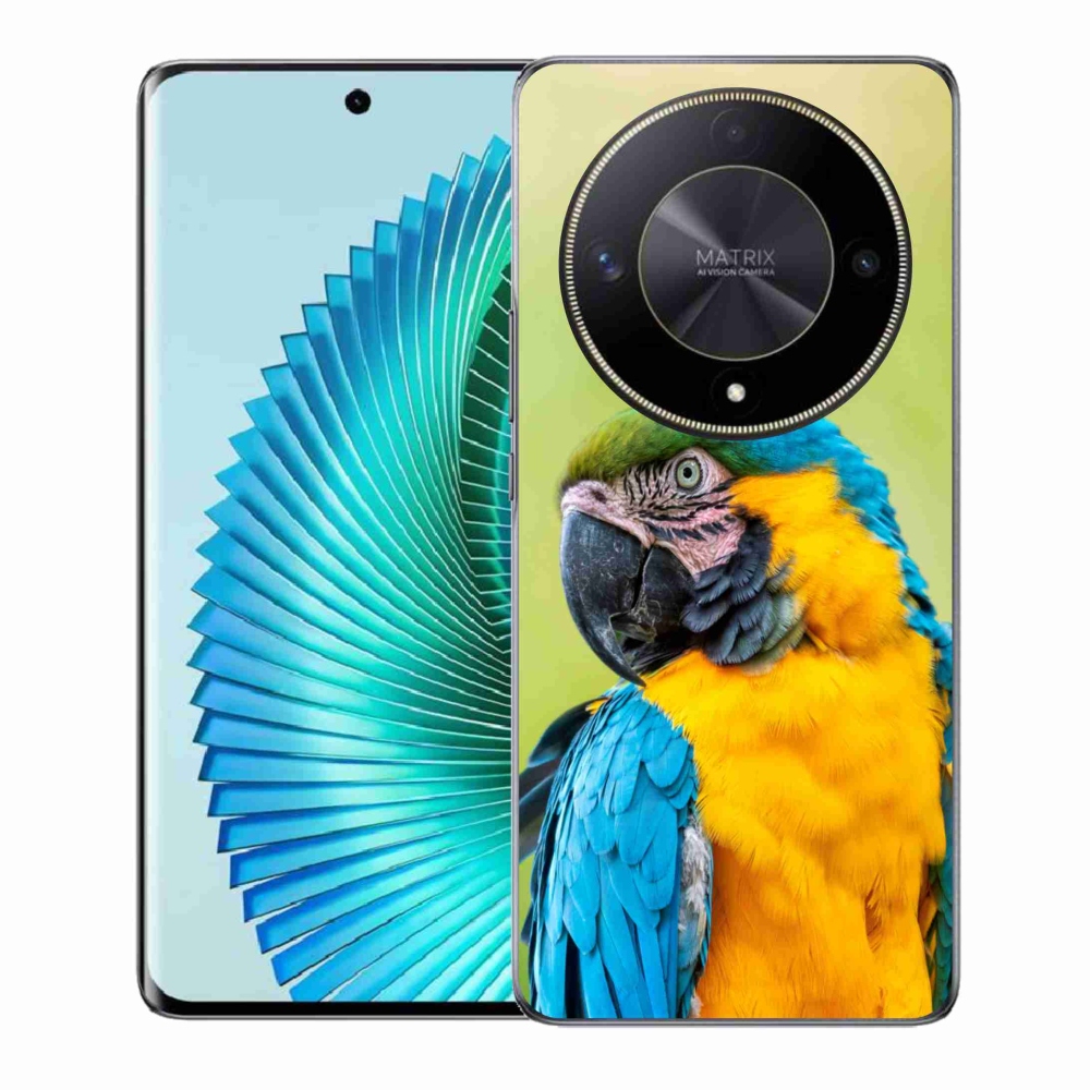 Gélový obal mmCase na Honor Magic 6 Lite 5G - papagáj ara 2