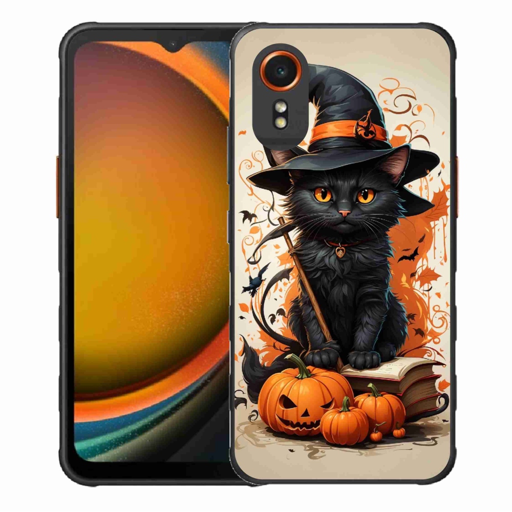 Gélový kryt mmCase na Samsung Galaxy Xcover 7 - kocúr čarodejník