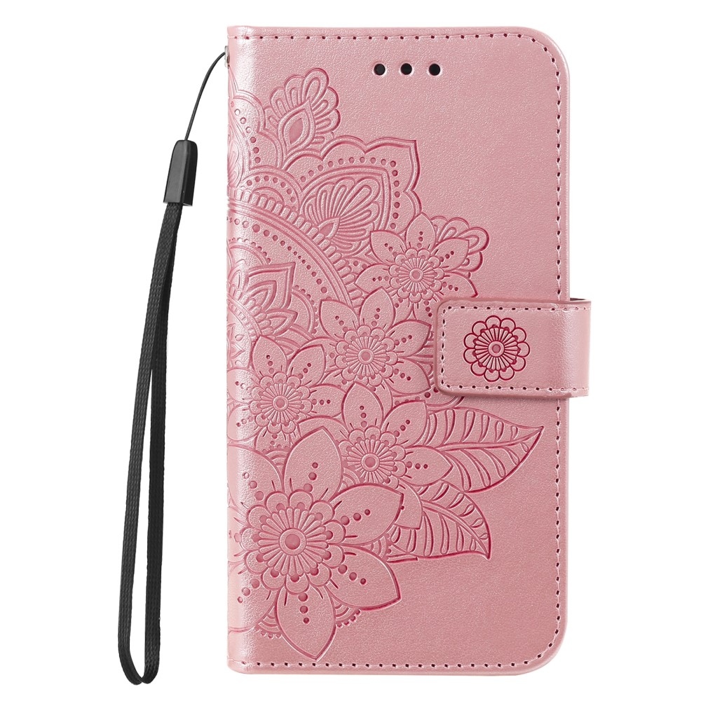 Mandala knižkové púzdro na Xiaomi Redmi A3 - ružové