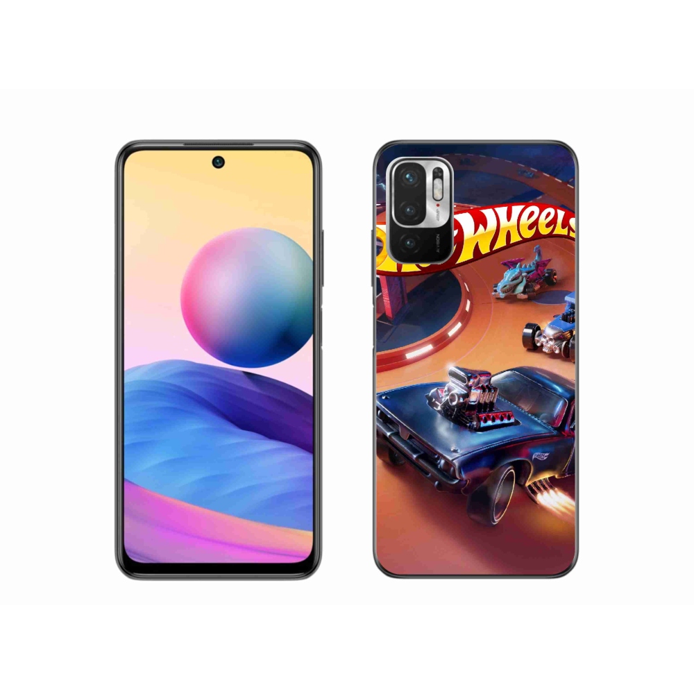 Gélový kryt mmCase na Xiaomi Redmi Note 10 5G - hot wheels