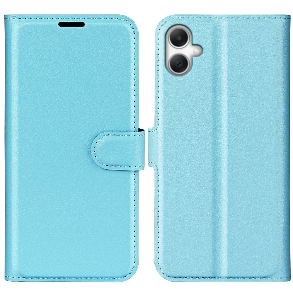 Litchi knižkové púzdro na Samsung Galaxy A07 4G - modré