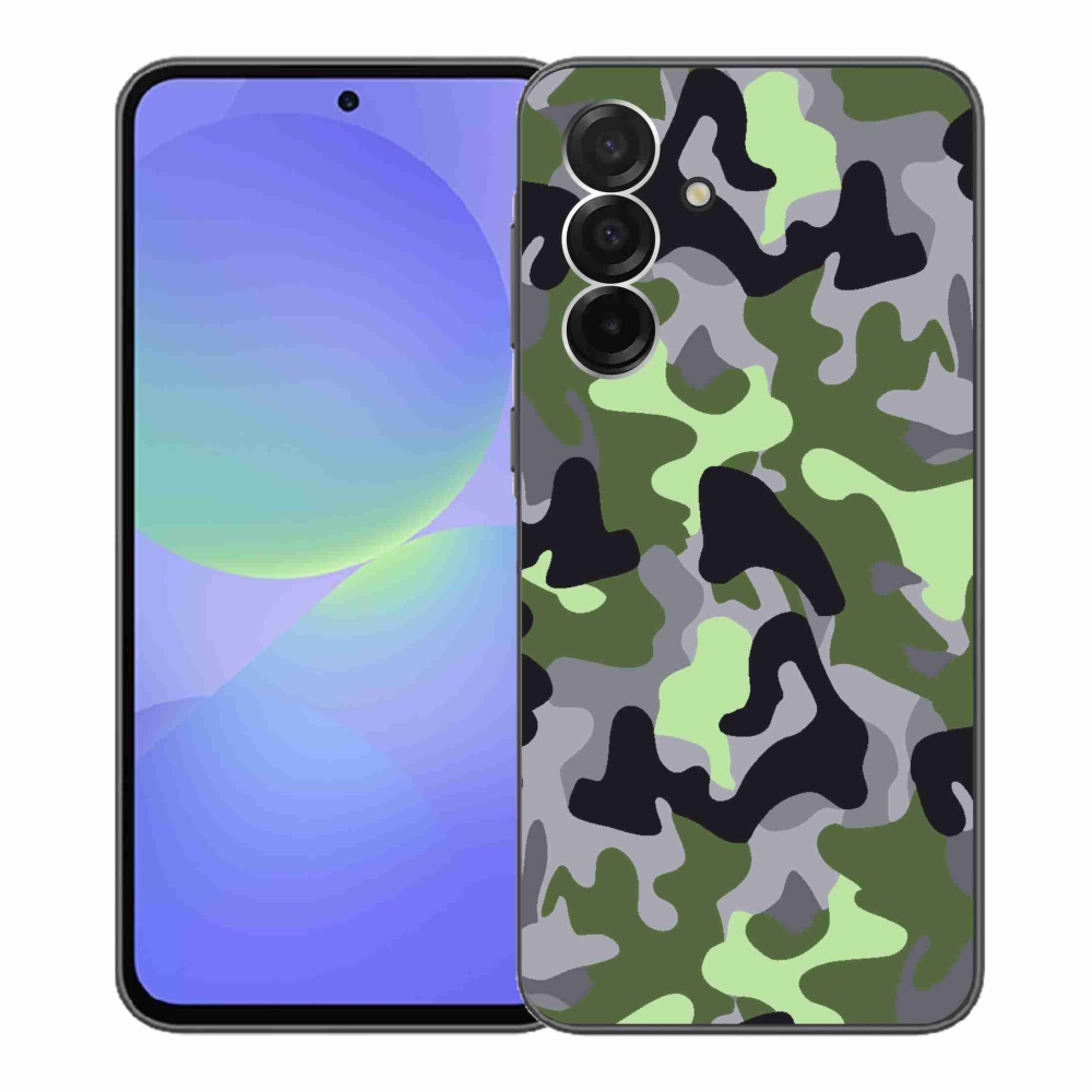 Gélový kryt mmCase na Samsung Galaxy A36 5G - maskáčový vzor 7