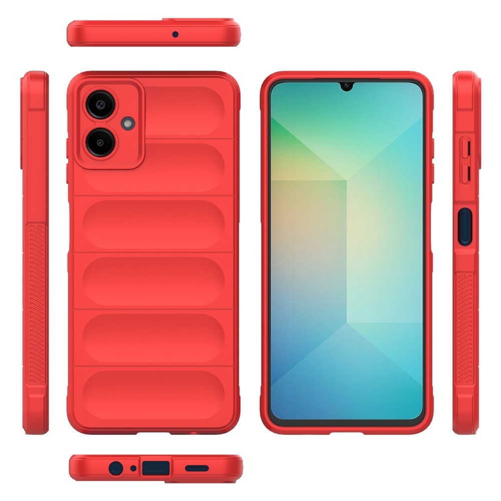 Rugg odolný gélový obal na Samsung Galaxy A06 4G - červený