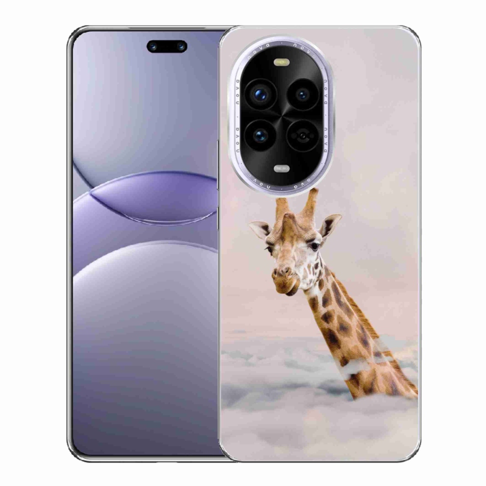 Gélový kryt mmCase na Huawei Nova 13 Pro 5G - žirafa v oblakoch