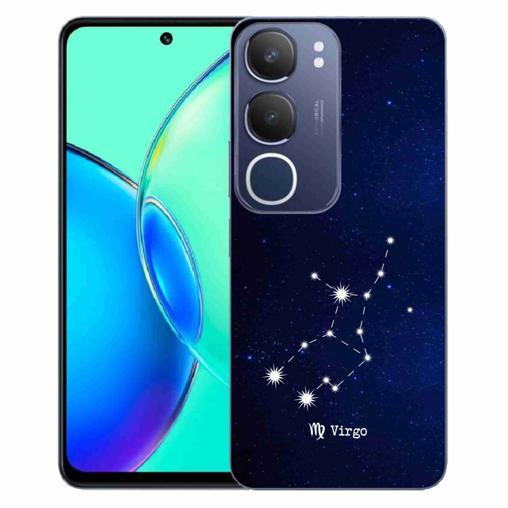 Gélový kryt mmCase na Vivo Y19s - súhvezdie Panny