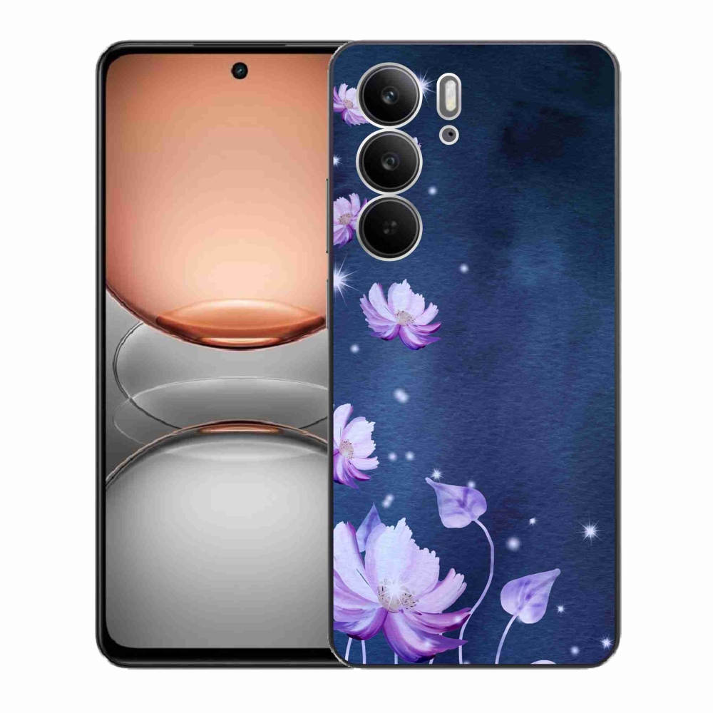 Gélový kryt mmCase na Realme C75 - padajúce kvety