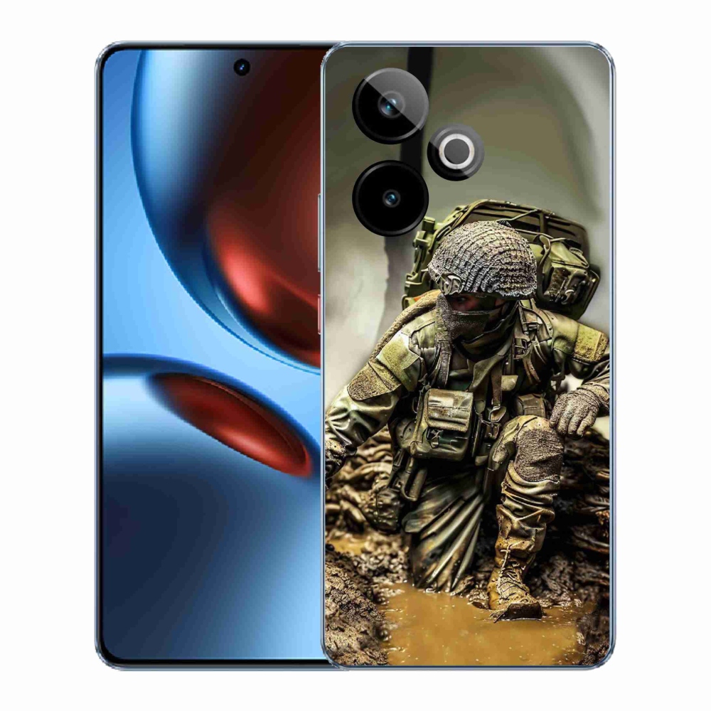 Gélový kryt mmCase na Realme GT 7 5G/GT 7T 5G - vojak