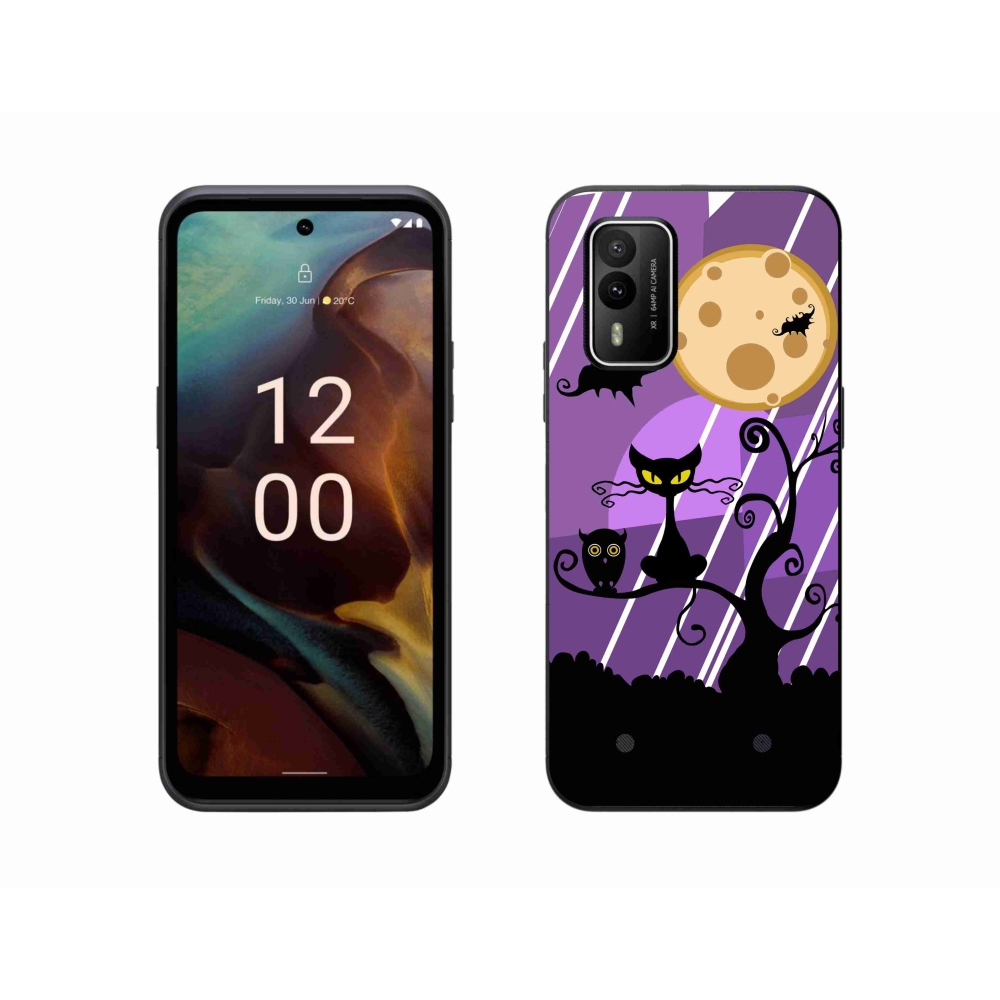 Gélový kryt mmCase na Nokia XR21 - halloween