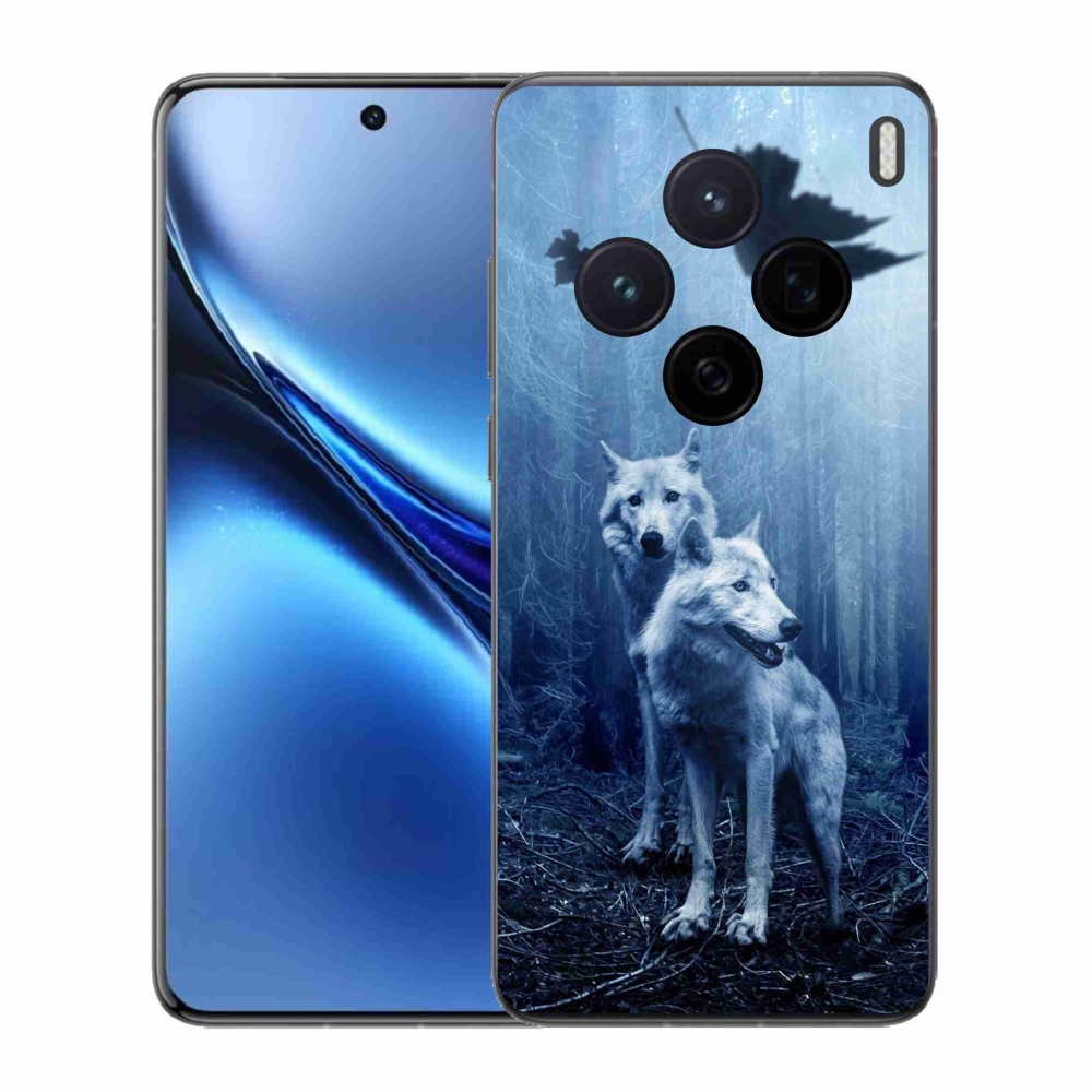 Gélový kryt mmCase na Vivo X200 5G - vlci v lese