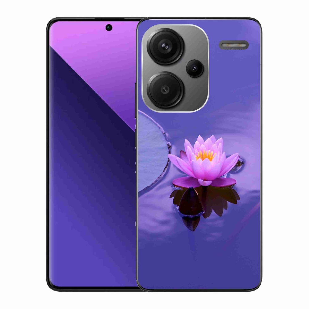 Gélový obal mmCase na Xiaomi Redmi Note 13 Pro+ 5G - kvet na hladine