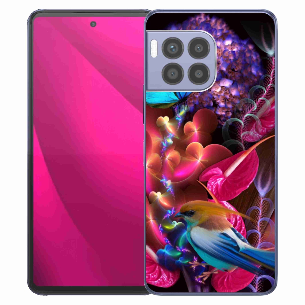 Gélový kryt mmCase na T-Mobile T Phone 2 Pro - farebné kvety