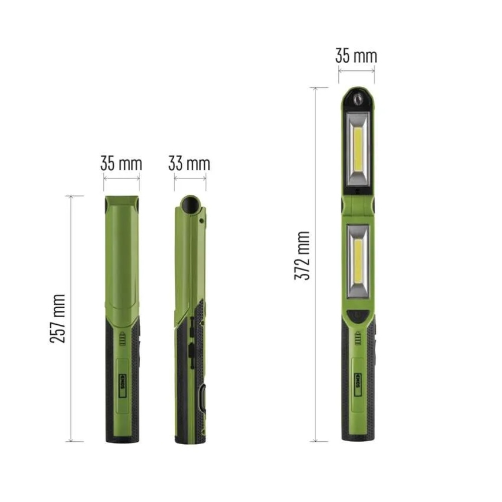 COB LED + LED nabíjací prac.svietidlo P4535, 670 lm, 2200 mAh