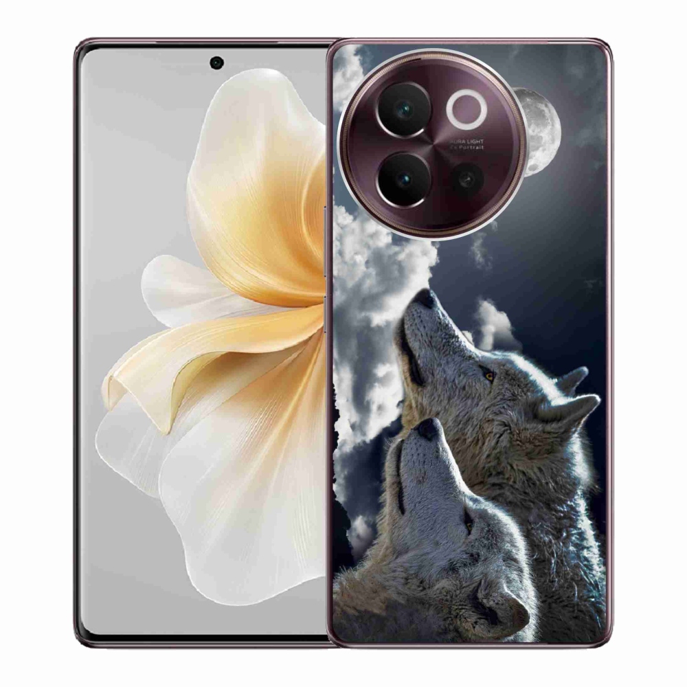 Gélový kryt mmCase na Vivo V40 Lite 5G - vlci