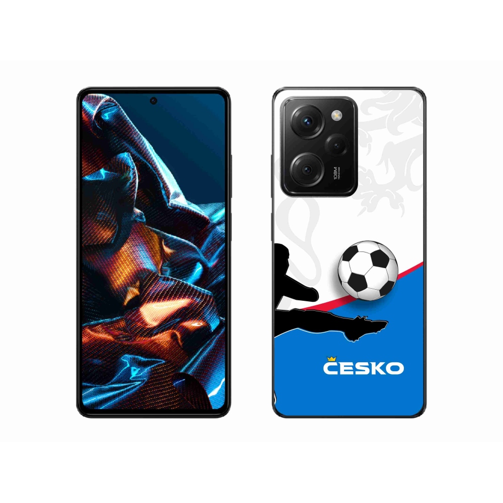 Gélový kryt mmCase na Xiaomi Poco X5 Pro 5G - futbal Česko 3