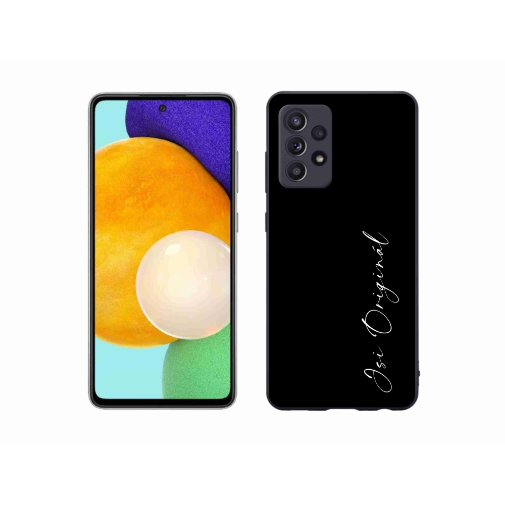 Gélový kryt mmCase na Samsung Galaxy A52/A52 5G - si originál čierne pozadie
