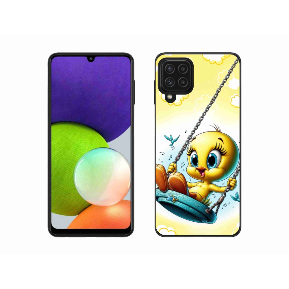 Gélový kryt mmCase na Samsung Galaxy A22 4G - tweety