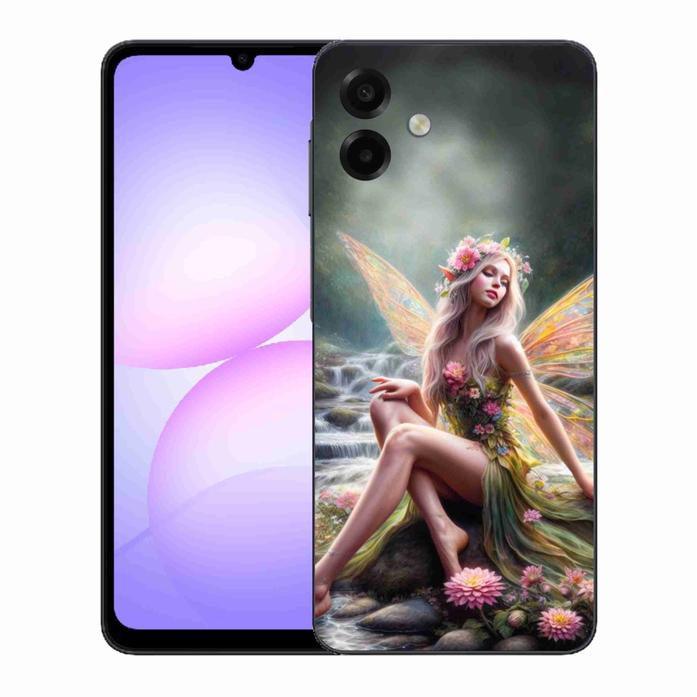 Gélový kryt mmCase na Samsung Galaxy A07 4G - motýlia žena 1