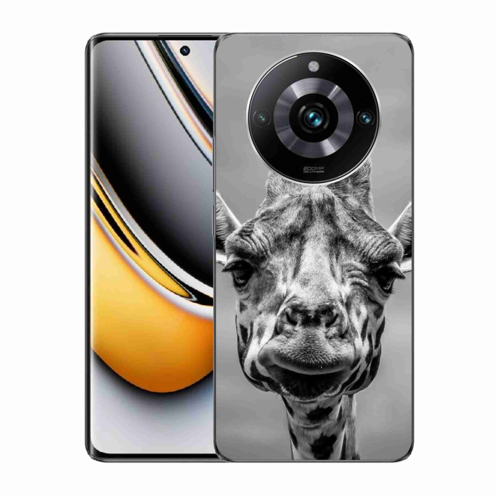 Gélový kryt mmCase na Realme 11 Pro/11 Pro+ - čiernobiela žirafa