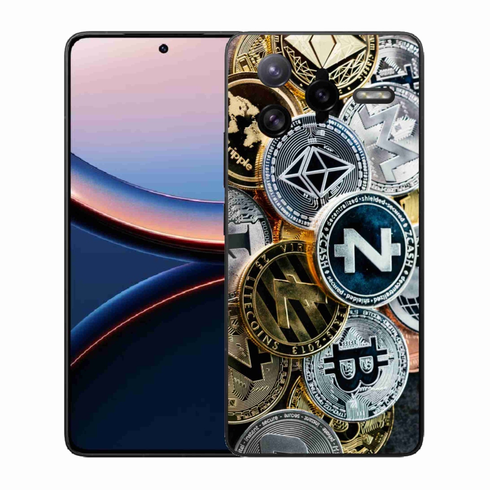 Gélový kryt mmCase na Xiaomi Poco F7 Ultra - kryptomeny