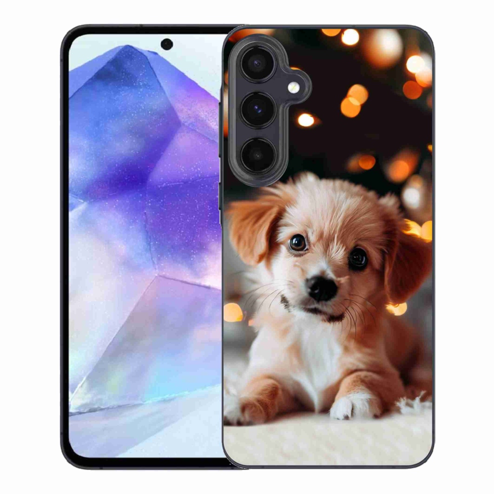 Gélový kryt mmCase na Samsung Galaxy A55 5G - šteniatko
