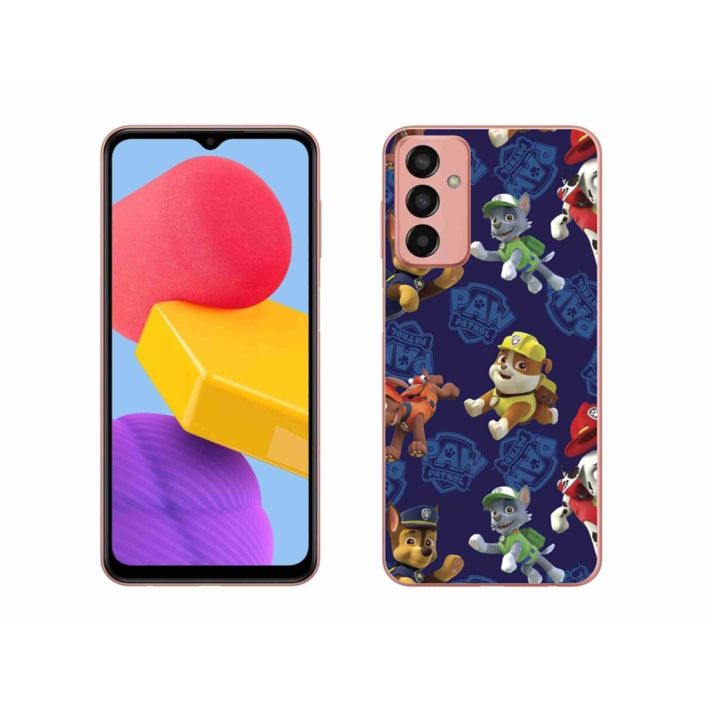 Gélový kryt mmCase na Samsung Galaxy M13 - labková patrola 1