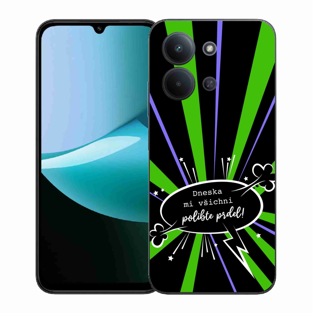 Gélový kryt mmCase na Xiaomi Redmi 15C 4G (171mm)/Poco C85 4G (171mm) - vtipný text 15 čierne pozadie