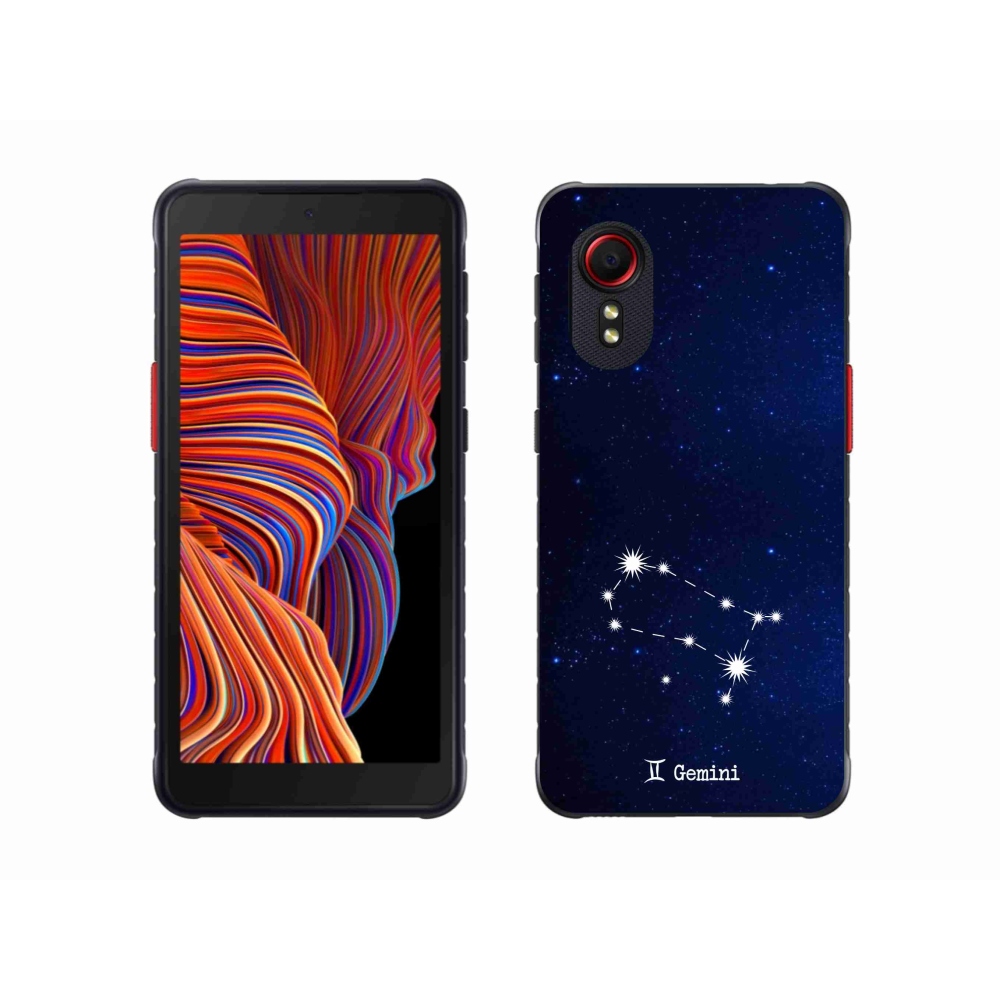 Gélový kryt mmCase na Samsung Galaxy Xcover 5 - súhvezdie Blížencov