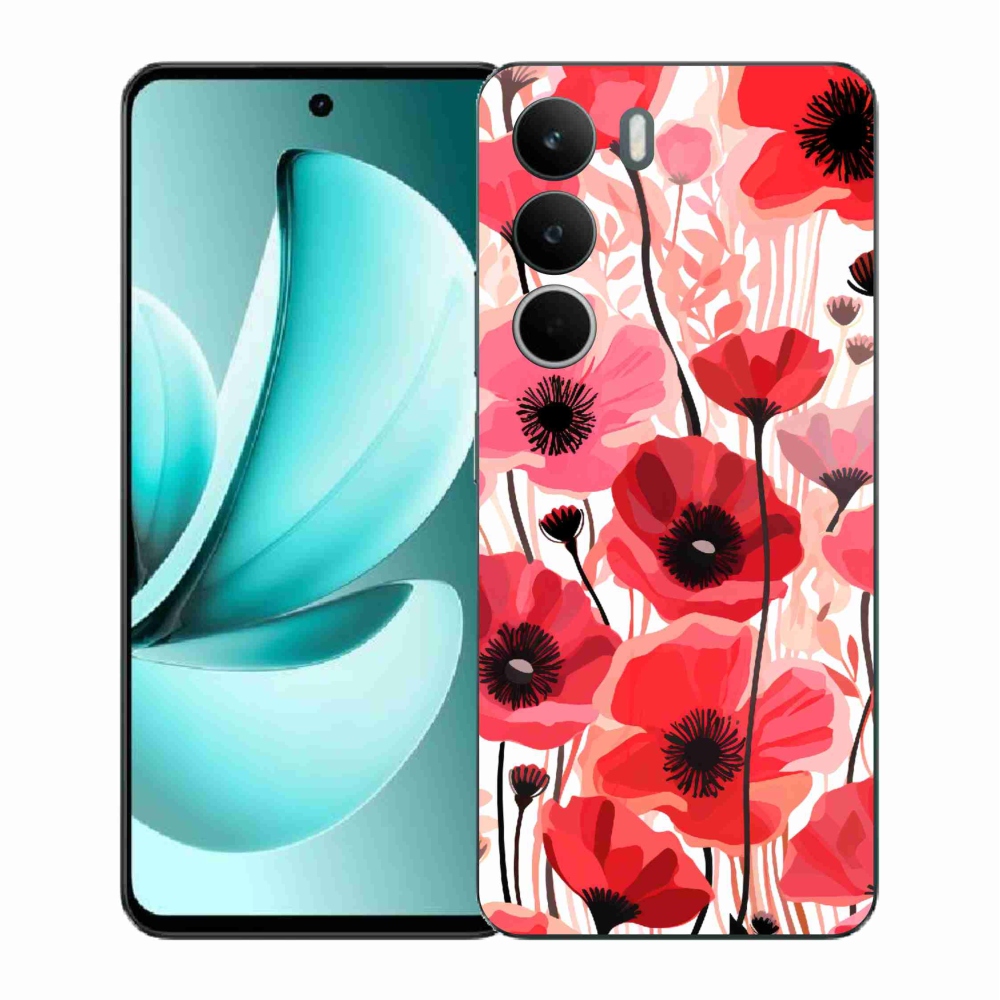Gélový kryt mmCase na Realme C71 - vlčí mak 1
