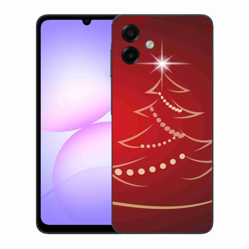 Gélový kryt mmCase na Samsung Galaxy A07 4G - kreslený vianočný stromček