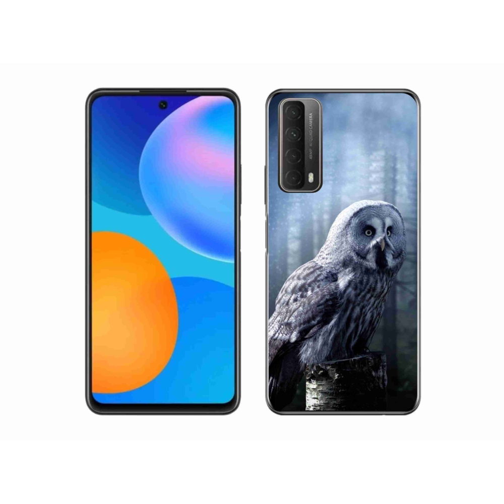 Gélový kryt mmCase na Huawei P Smart (2021) - sova