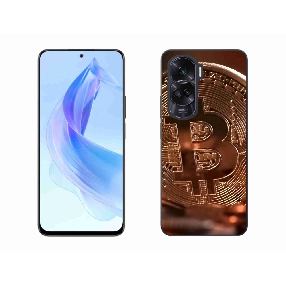 Gélový kryt mmCase na Honor 90 Lite - bitcoin