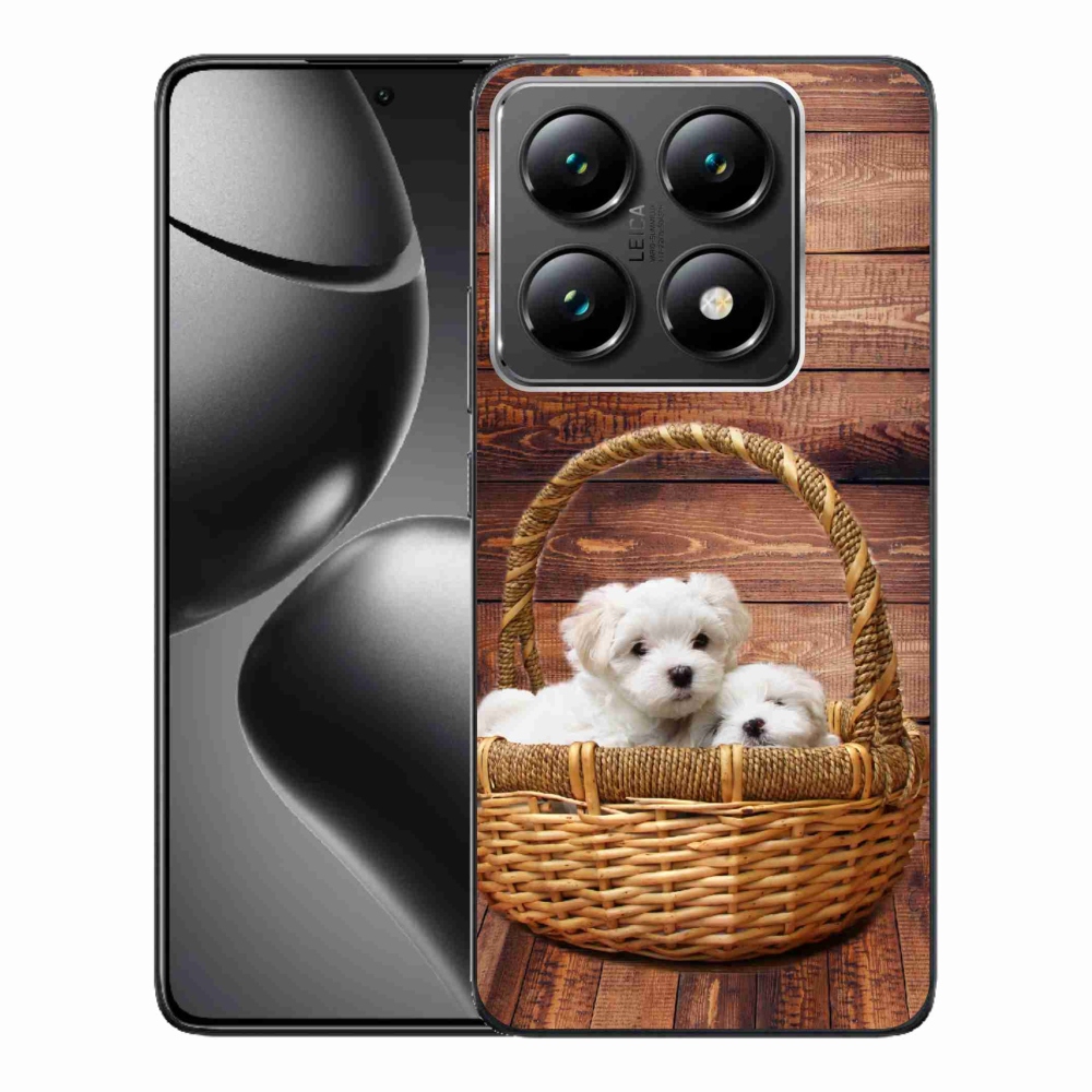 Gélový kryt mmCase na Xiaomi 14T Pro - šteniatka