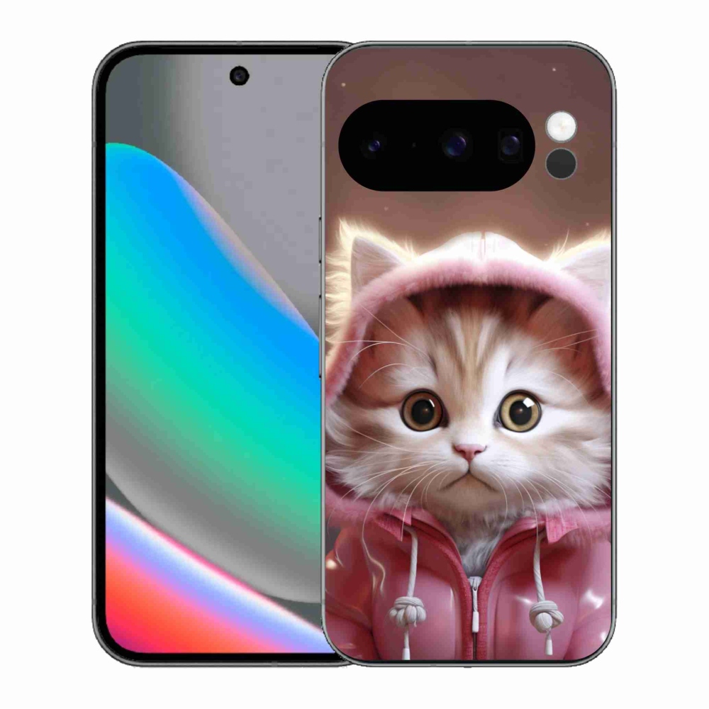 Gélový kryt mmCase na Google Pixel 10 Pro - roztomilé mačiatko 3