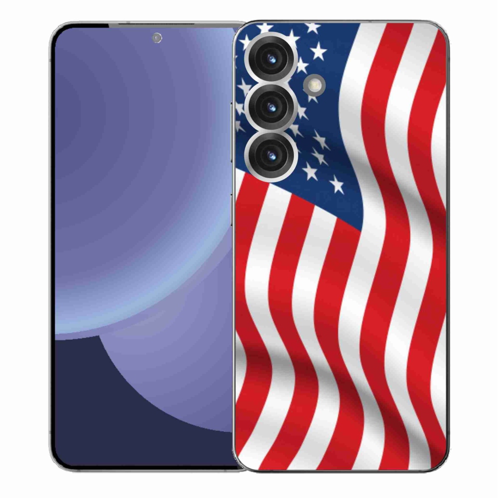 Gélový kryt mmCase na Samsung Galaxy S25+ - USA vlajka