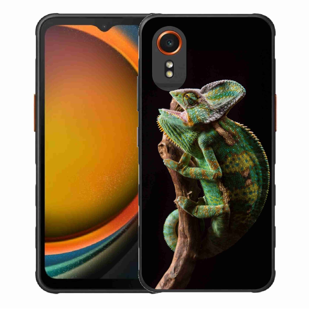 Gélový kryt mmCase na Samsung Galaxy Xcover 7 - chameleón