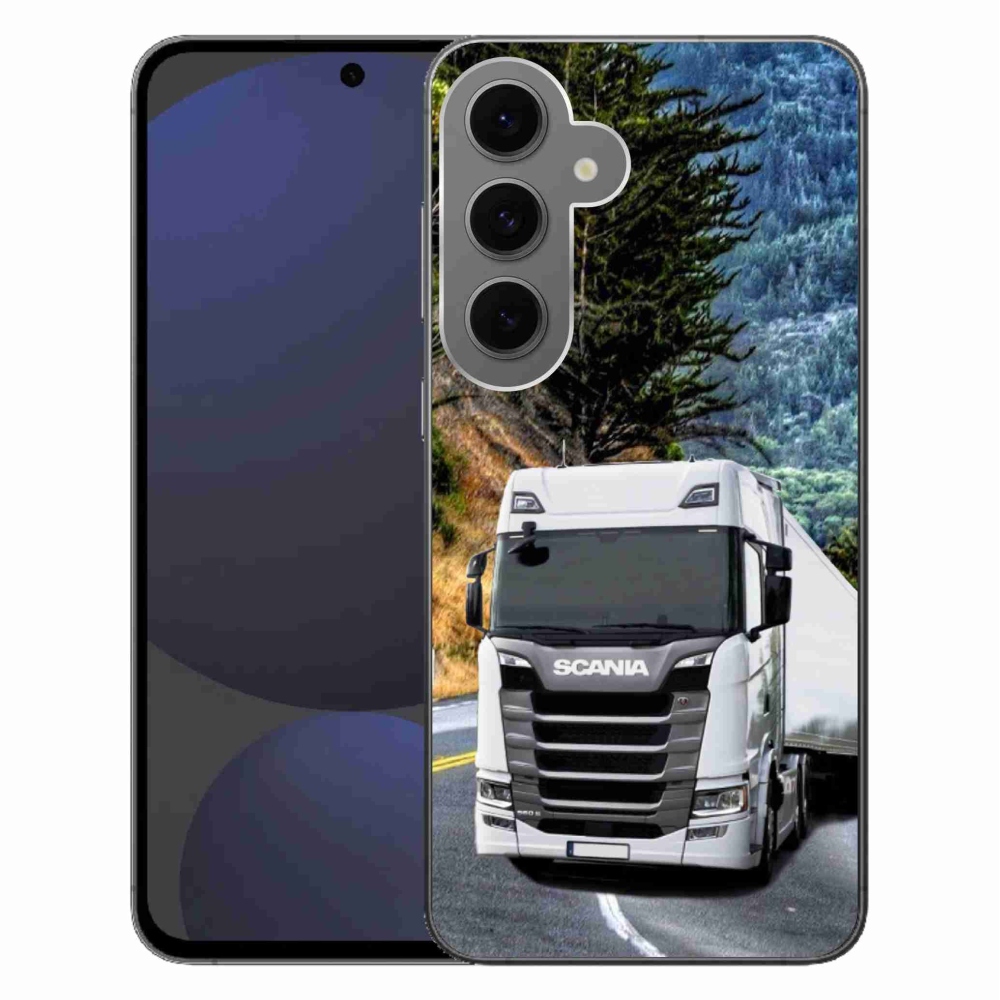 Gélový kryt mmCase na Samsung Galaxy S24 FE - kamión 1