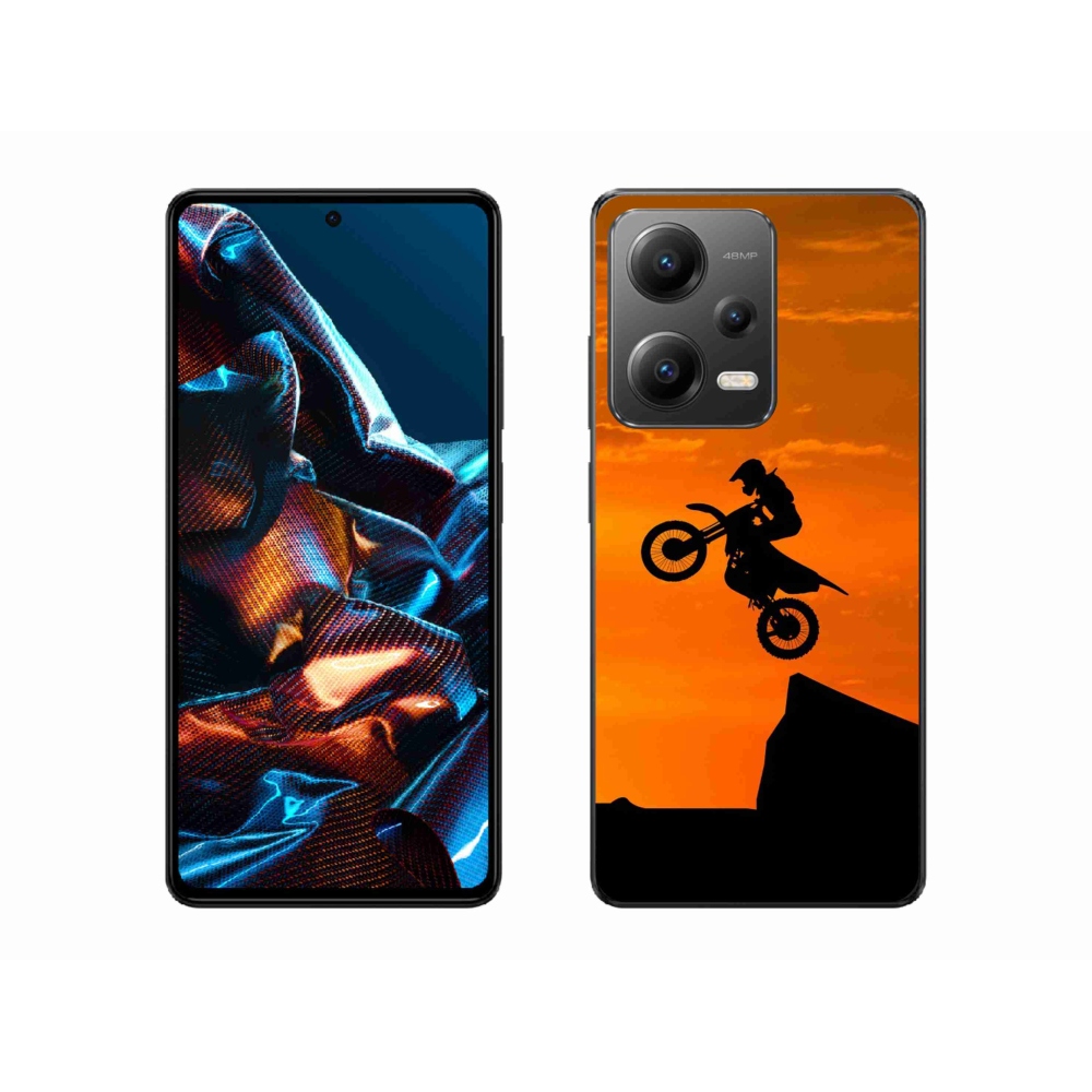 Gélový kryt mmCase na mobil Xiaomi Redmi Note 12 Pro 5G - motocross