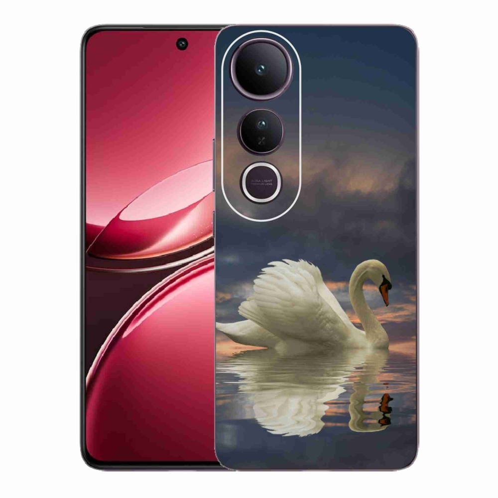 Gélový kryt mmCase na Vivo V50 Lite 4G/5G - labuť
