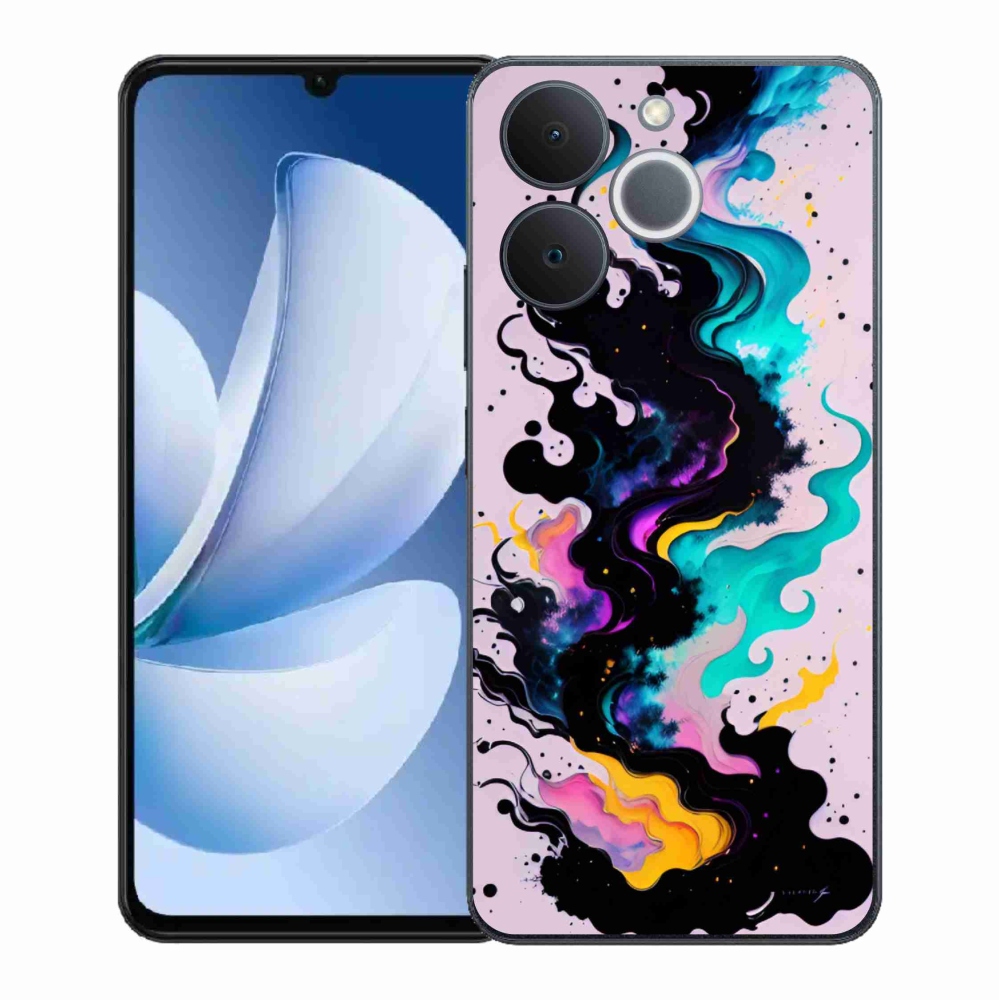 Gélový kryt mmCase na Realme Note 70T - abstraktný motív 4