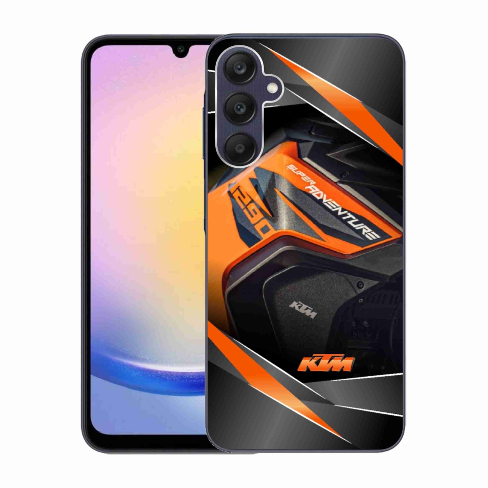 Gélový kryt mmCase na Samsung Galaxy A25 5G - motorka ktm