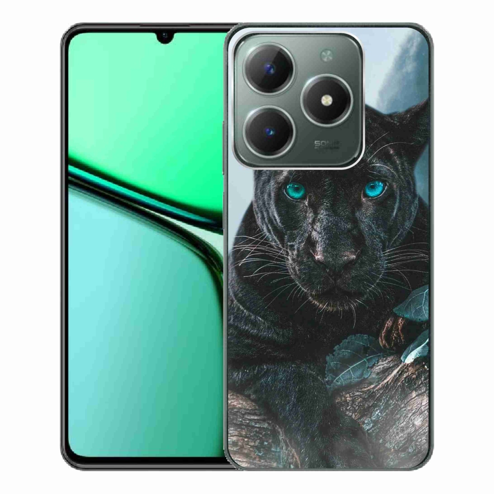 Gélový kryt mmCase na Realme C61 - čierny panter