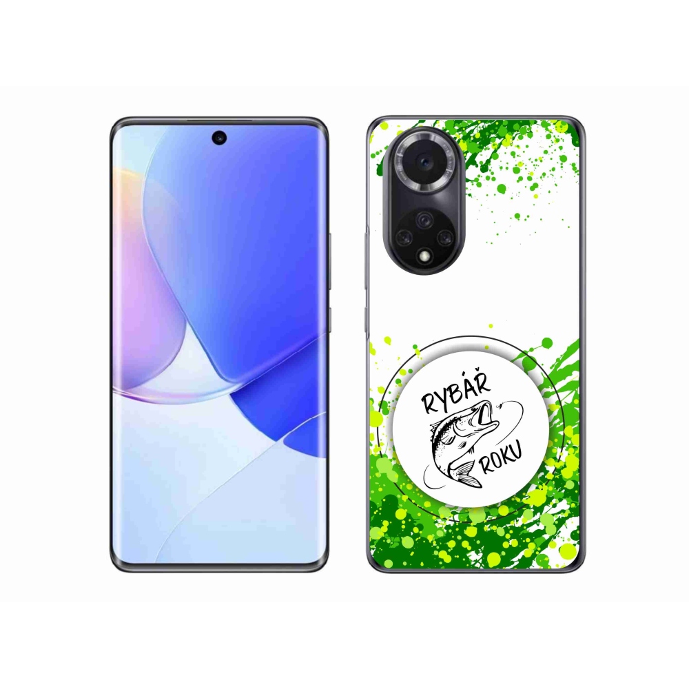 Gélový kryt mmCase na Honor 50 - rybár roku biele pozadie
