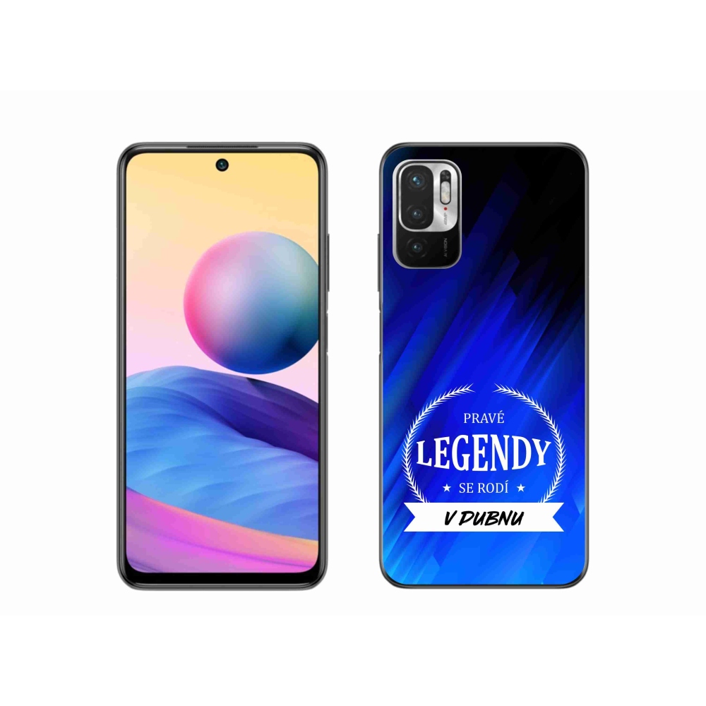 Gélový kryt mmCase na Xiaomi Poco M3 Pro/5G - legendy v apríli modré pozadie